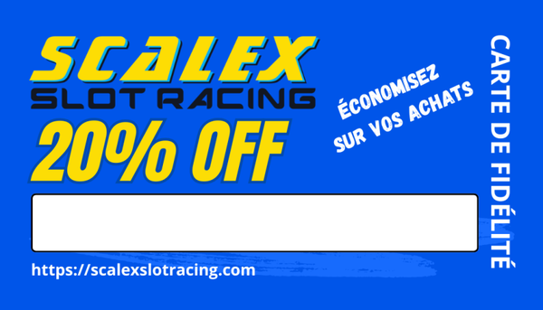 Carte de Fidélité ScalexSlotRacing