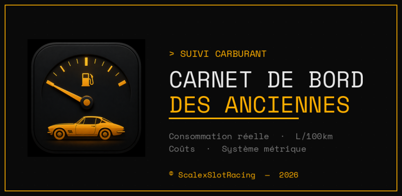 Fuel Log - Carnet de bord des anciennes