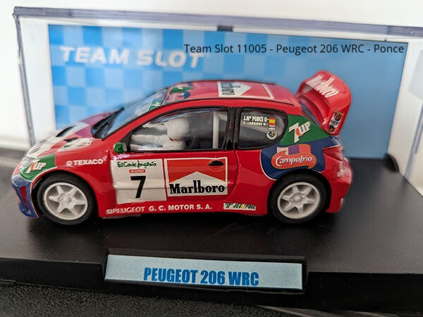 Team Slot 11005 - Peugeot 206 WRC - Ponce