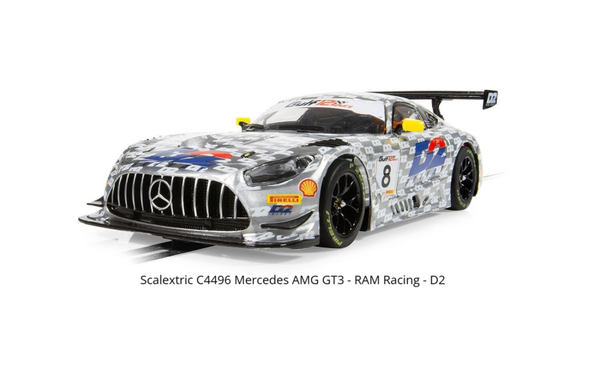 Scalextric C4496 Mercedes AMG GT3 - RAM Racing - D2