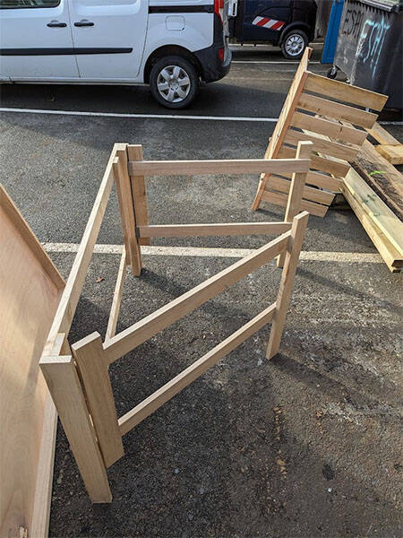 Pieds Table pour module piste Scalextric