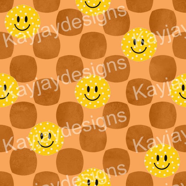 Orange/brown smileys