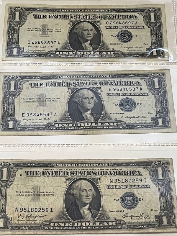 The United States Of America Silver backed One Dollar.