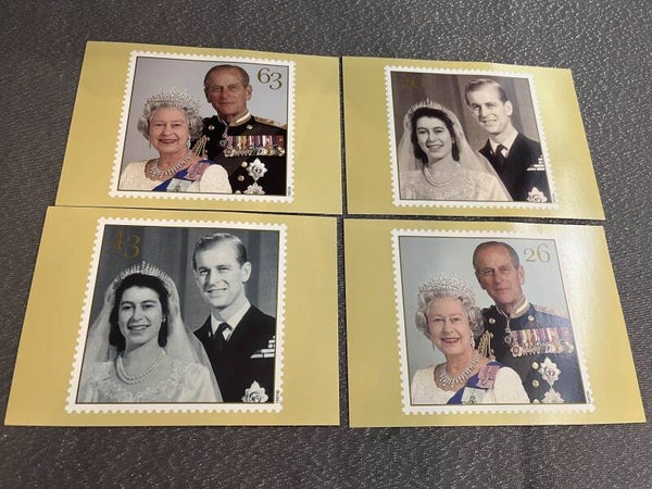 Rare colletion. The Golden Wedding Anniversary of her Majasty the Queen (Wedding Day, 1947)