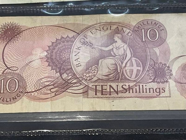 Bank of England 10 Shilling Bank Note
