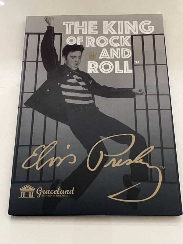 The King Of Rock And Roll Elvis Presley 24 Carat fairmined gold