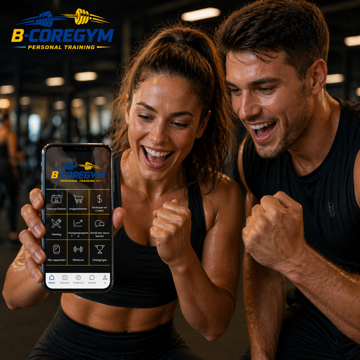 B-coregym app personal training emmeloord 