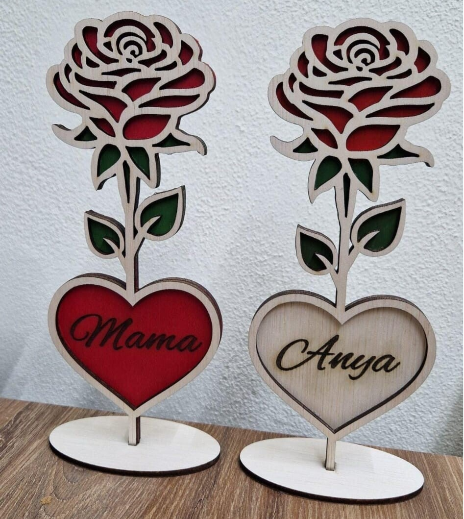 FLOR DECORATIVA CON NOMBRE