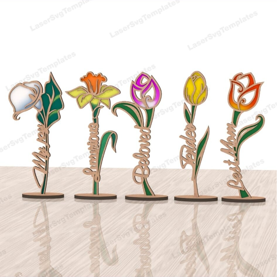 FLORES CON NOMBRE