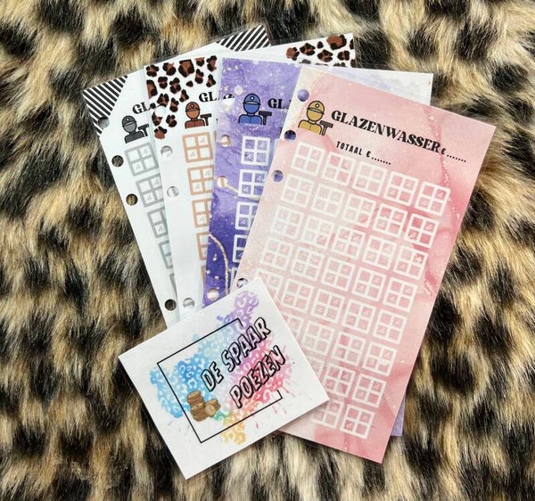 Spaardoel - glazenwasser