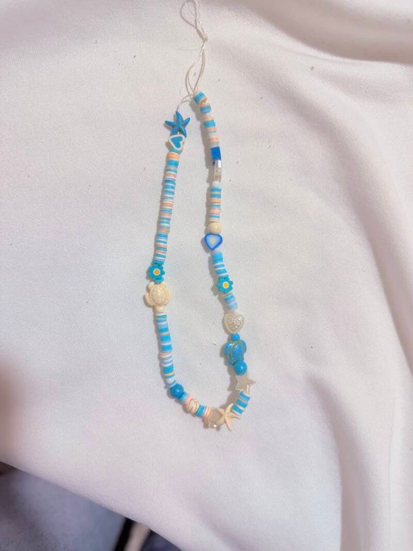 Pre made ocean themed phone charm