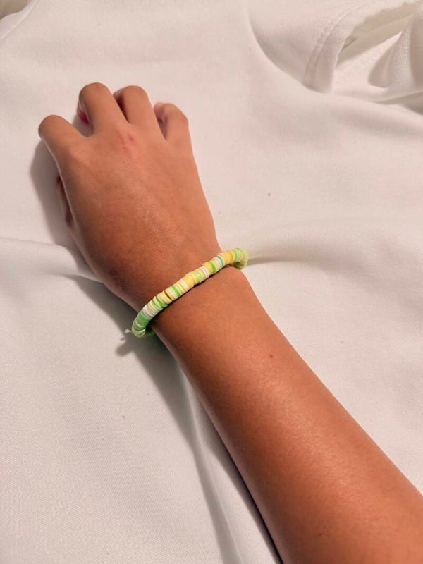 Green x yellow bracelet
