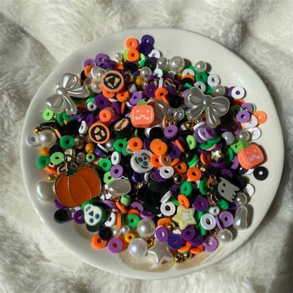 Halloween bead confetti 1 bag