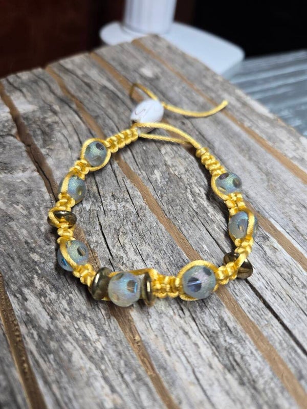 Polka Dot Iridescent Bracelet