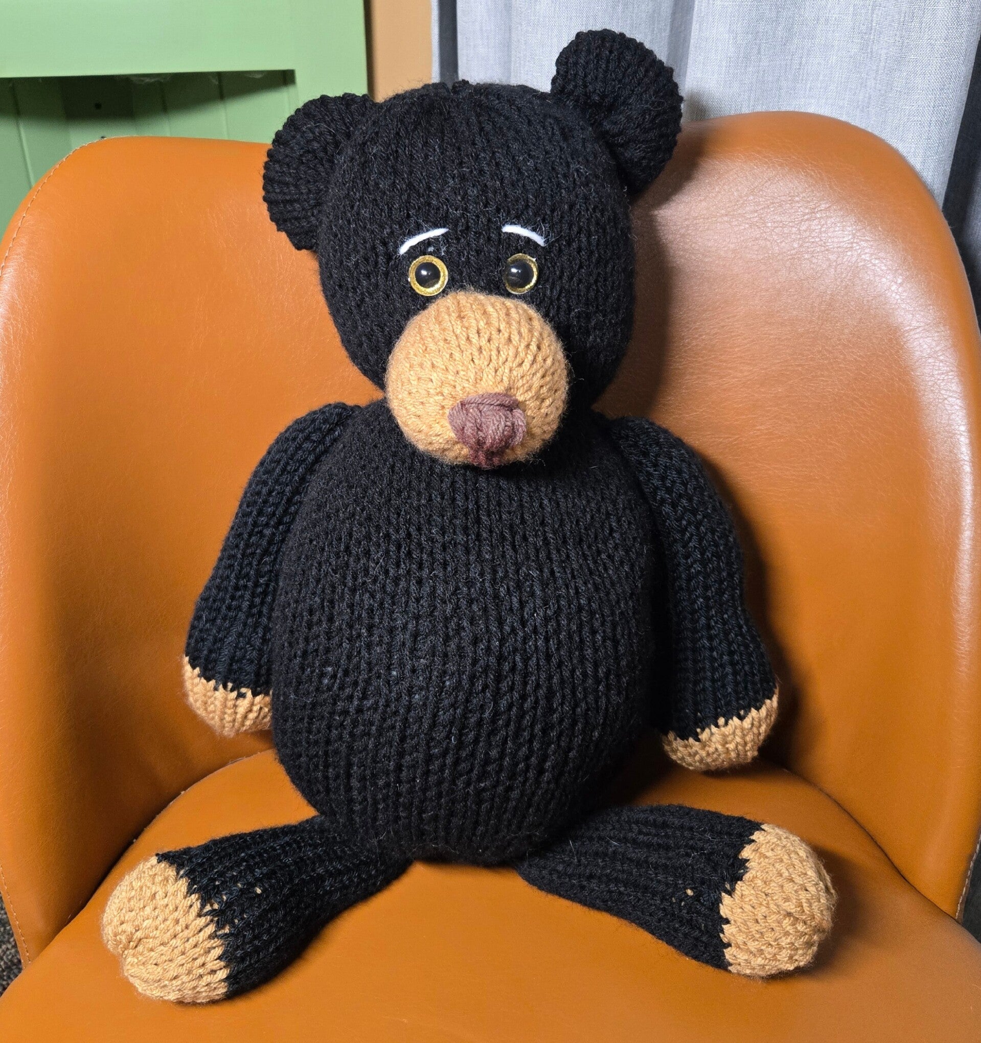 Bernie Bear Knitted