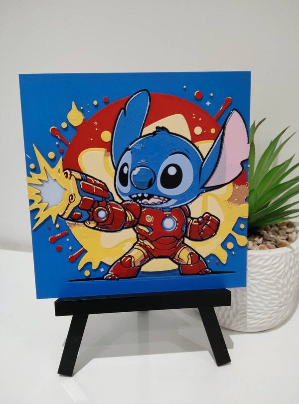 Stitch Iron Man