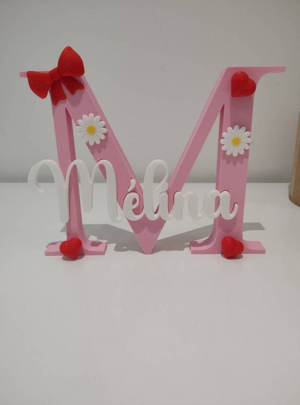 Lettre décorative personnalisée