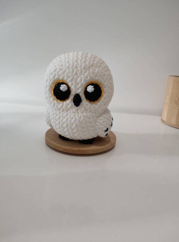 Chouette façon crochet