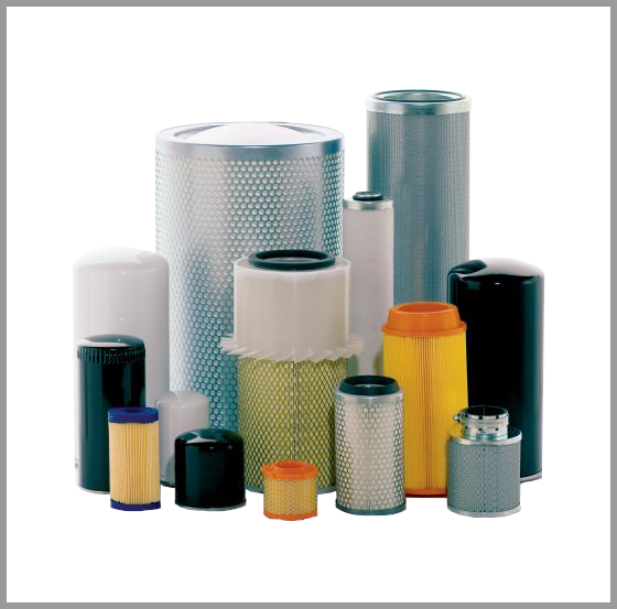 Filters voor compressoren en vacuümpompen