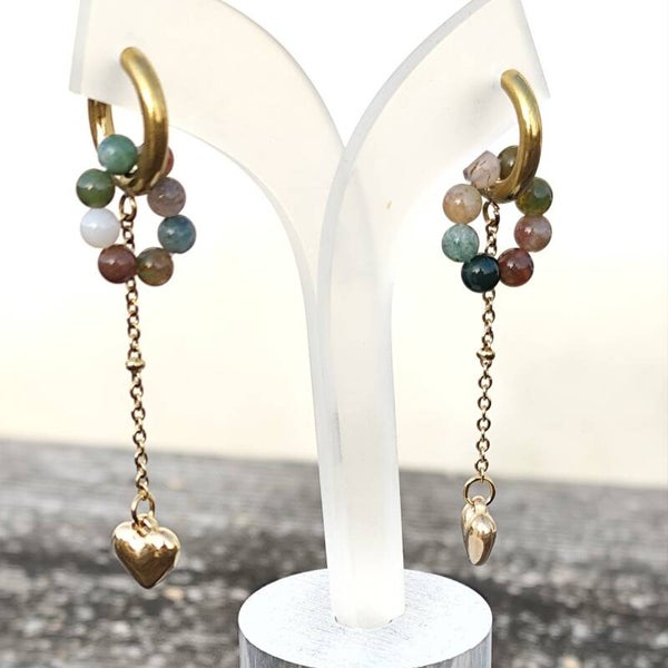 Boucles d'oreilles "Agate you babe"