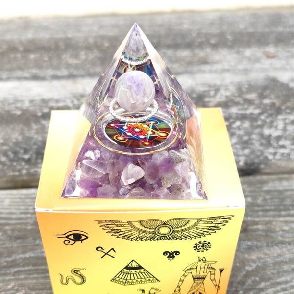 Orgonite Metatron et améthyste