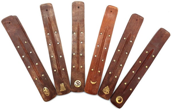 Porte encens en bois