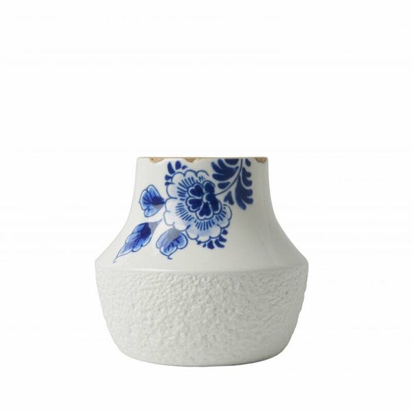 Heinen Delfts Blauw Blauw Bloesem vaas nr. 2