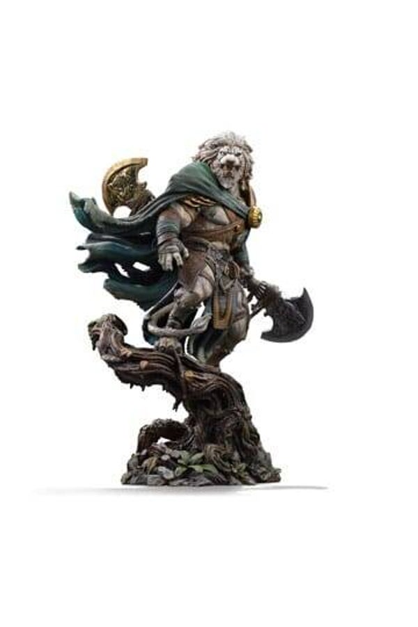 Magic The Gathering Art Scale Statue 1/10 Ajani Goldmane 26 cm