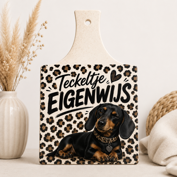 Borrelplankje teckeltje eigebwijs