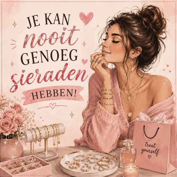 Tegeltje genoeg sieraden