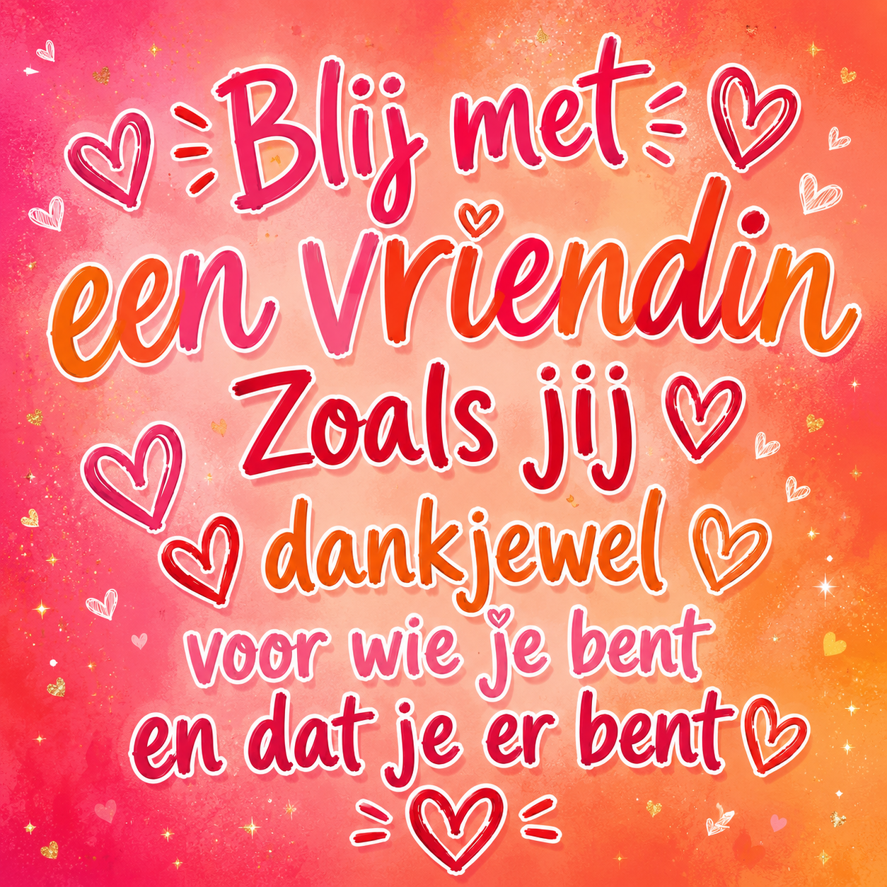 Tegeltje vriendin
