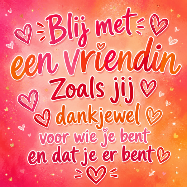 Tegeltje vriendin