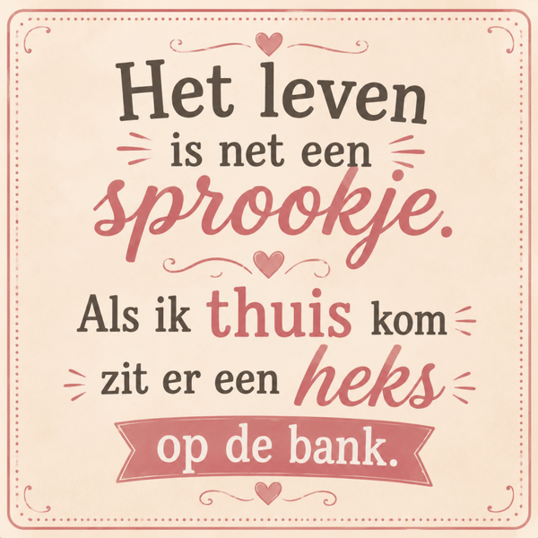 Tegeltje sprookje