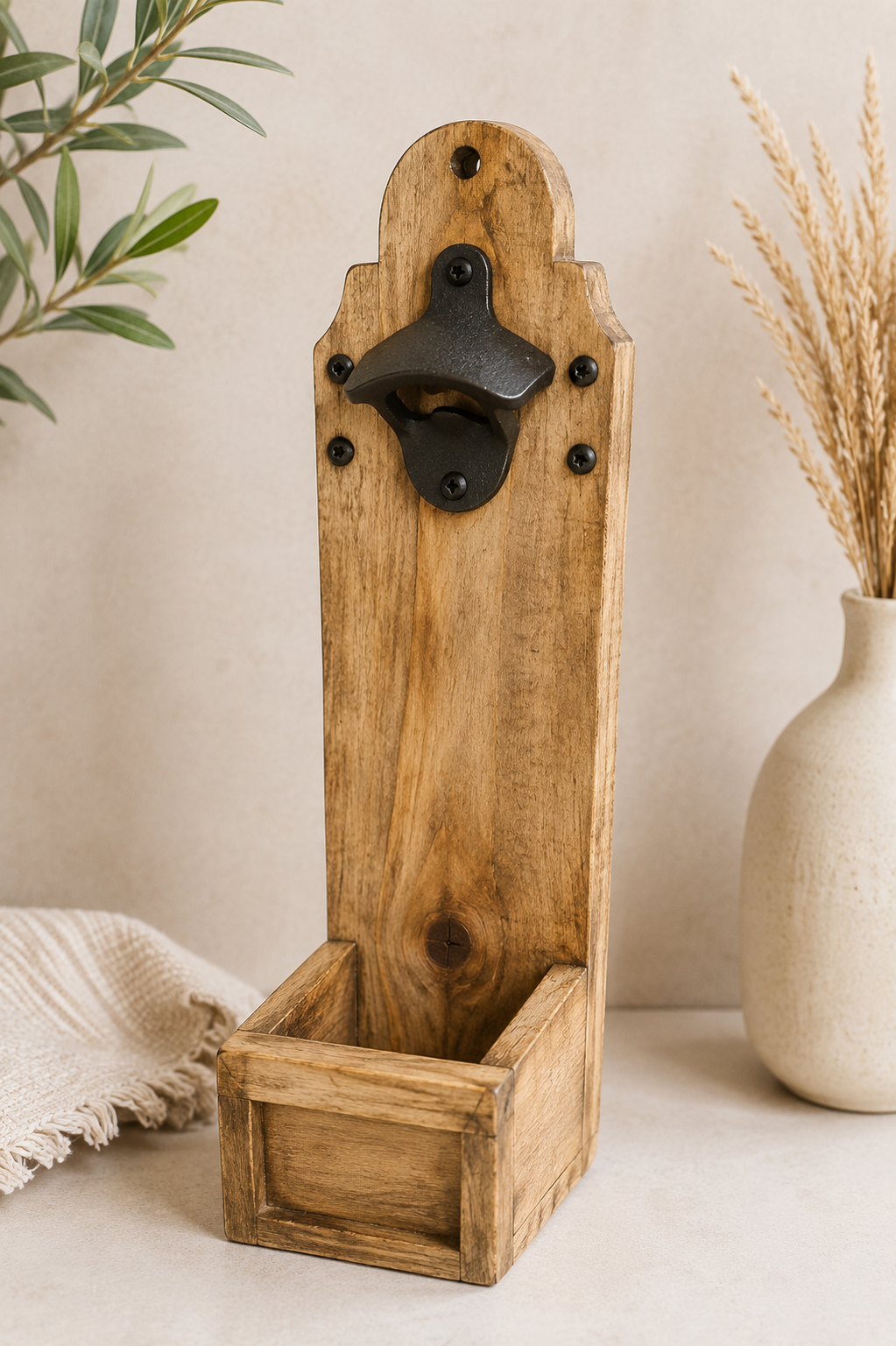 Wooden Bottle Opener 11x40cm