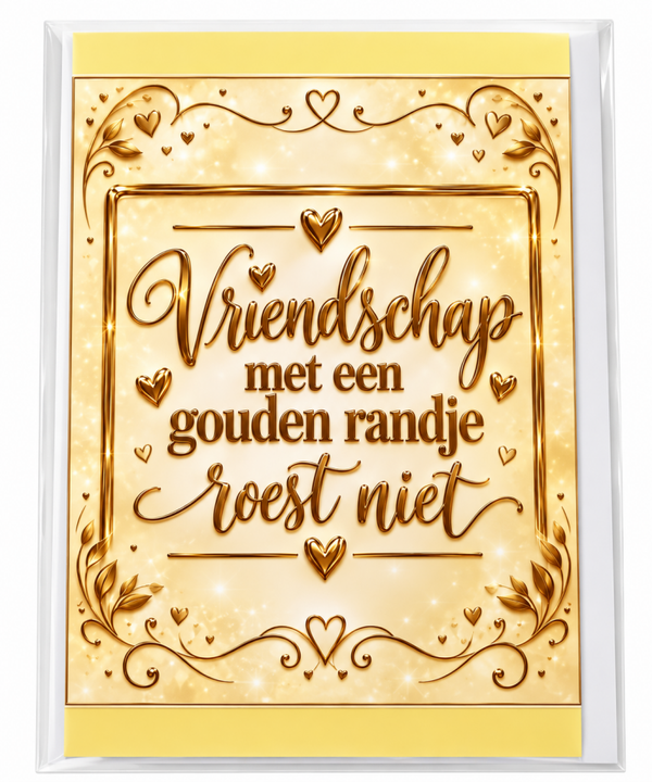 Fotokaart vriendschap