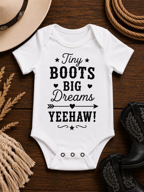 Romper tiny  boots.