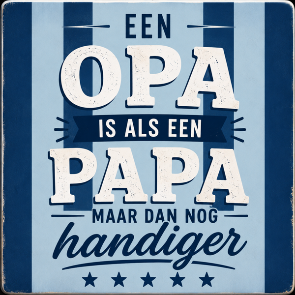 Tegeltje opa