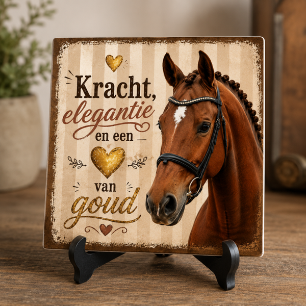 Tegeltje KWPN paard