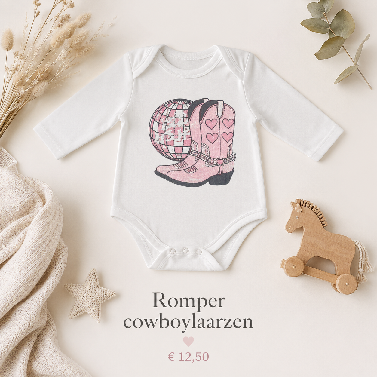Romper cowboylaarzen