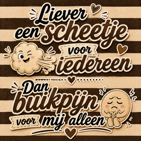 Tegeltje scheetje