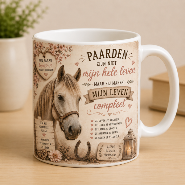 Mok paard tekst