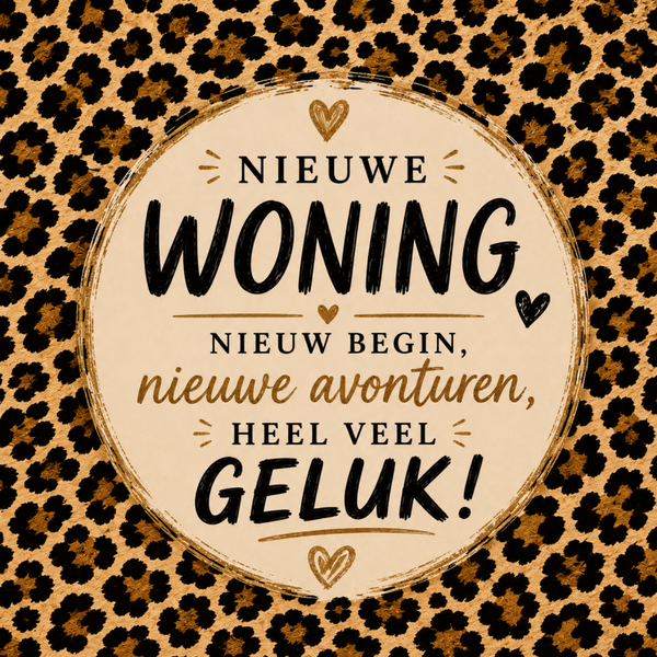 Tegeltje nieuwe woning