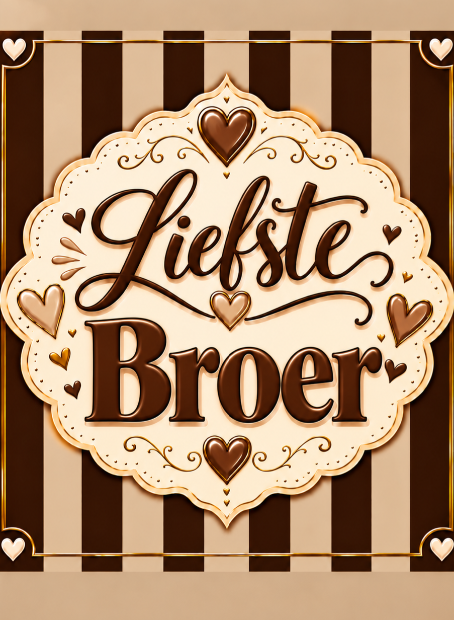 Wenskaart liefste broer