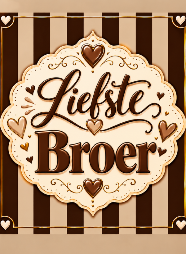 Wenskaart liefste broer