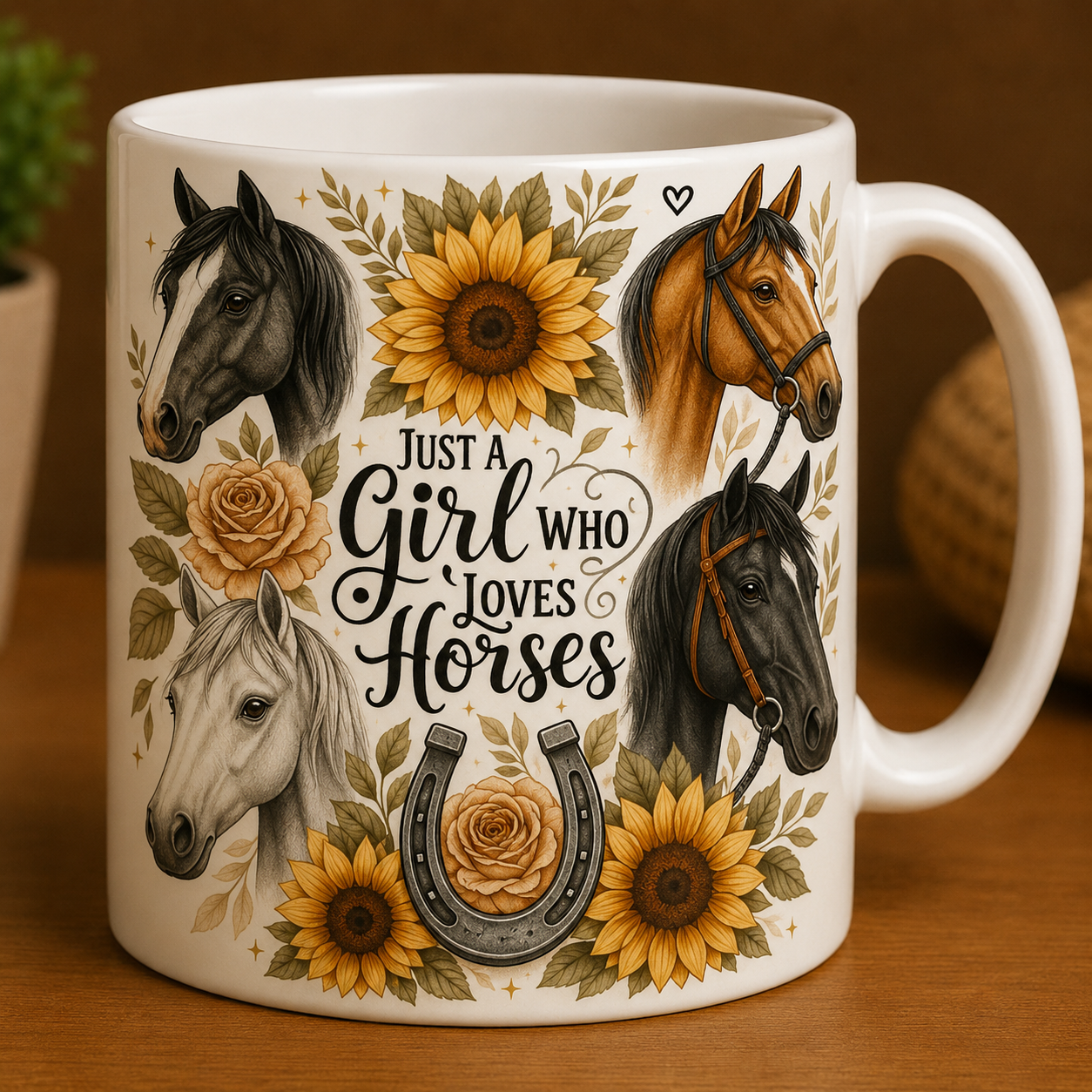 Mok love horses