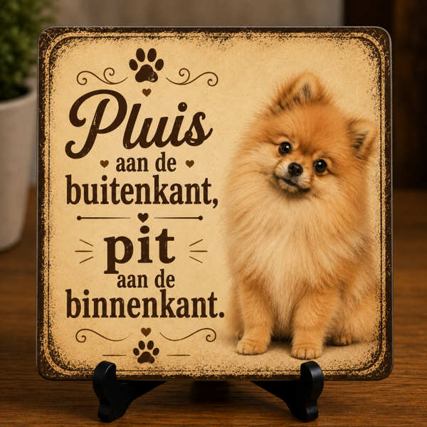 Tegeltje pommeriaan