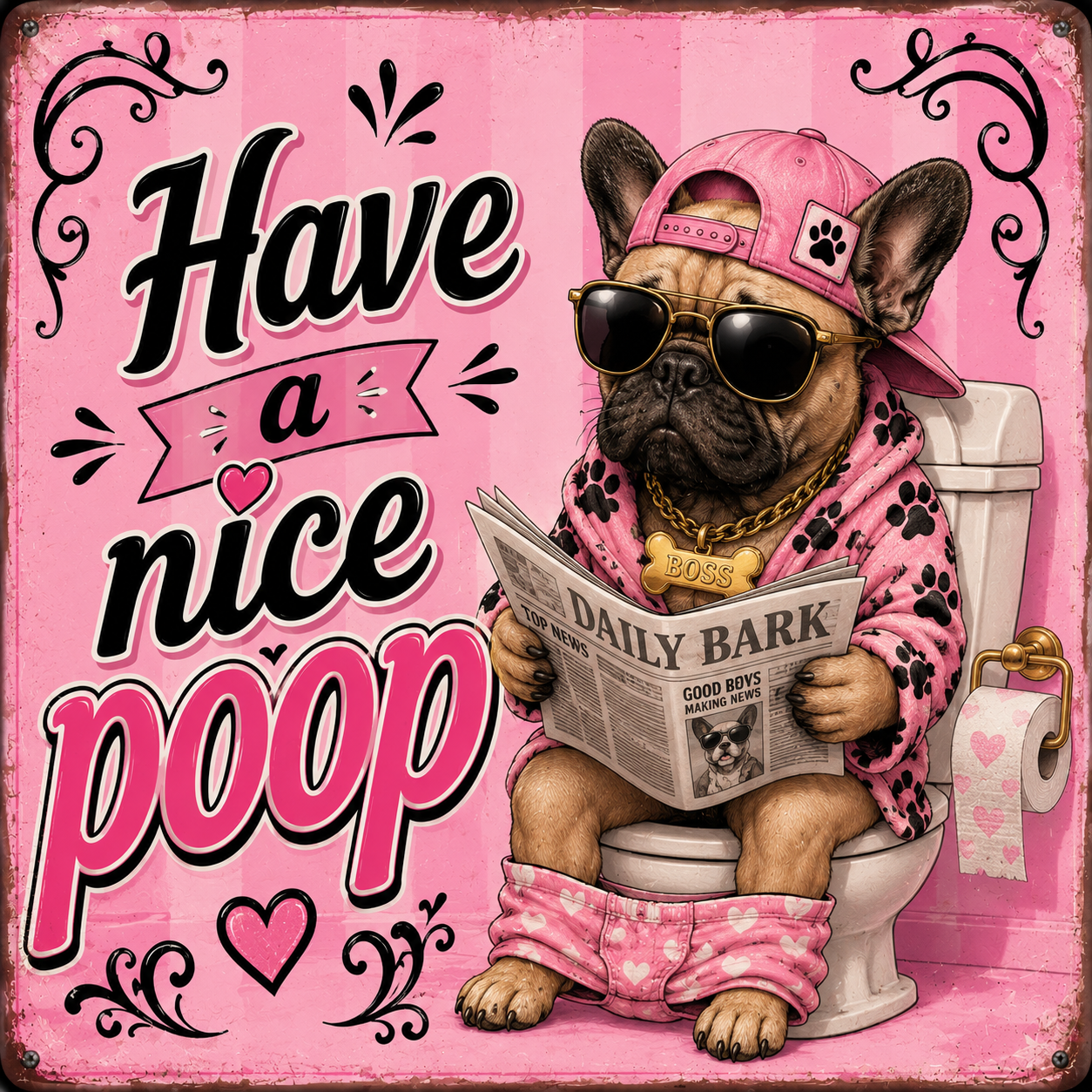 Tegeltje poop