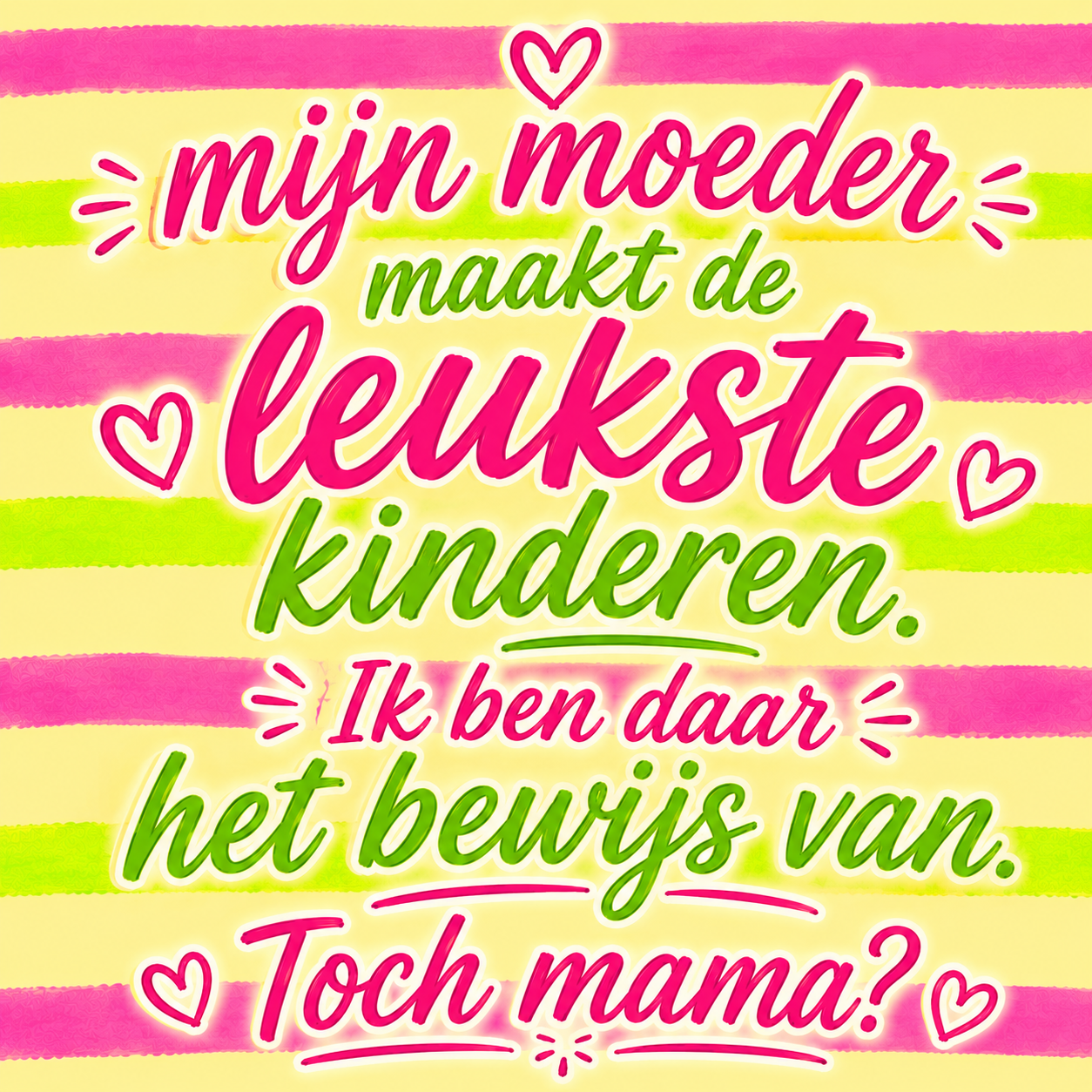 Tegeltje mijn moeder
