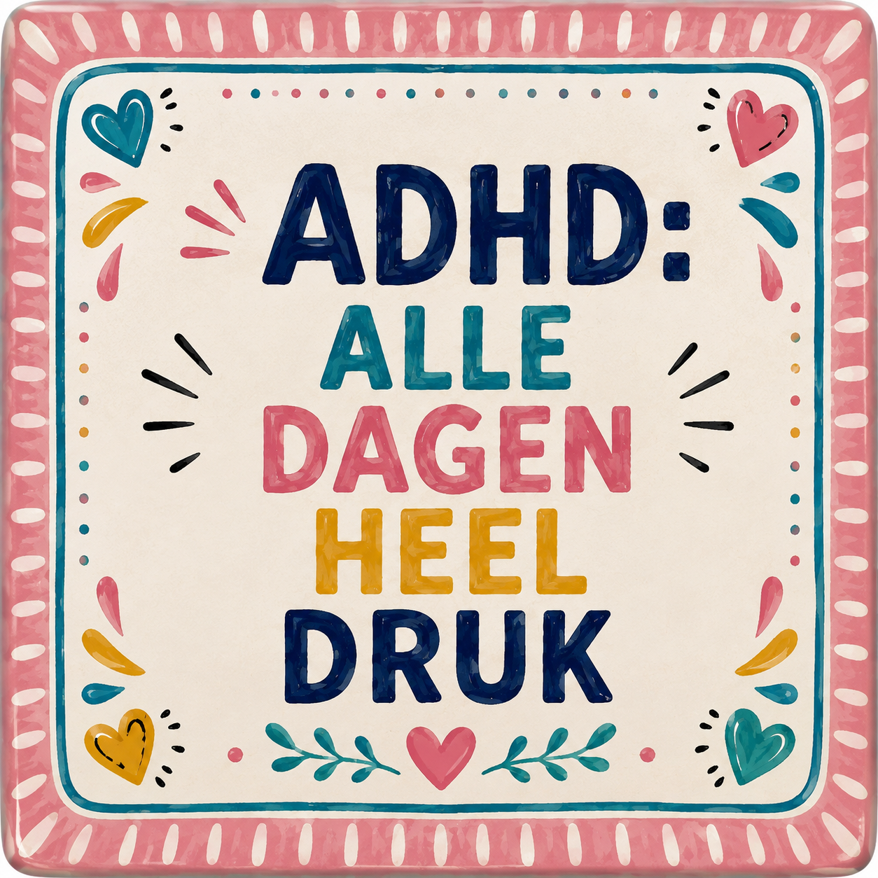Tegeltje adhd