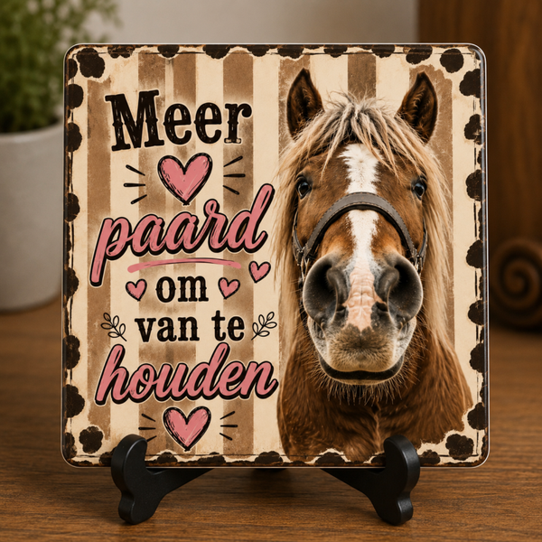 Tegeltje paard